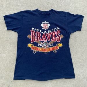 Vintage 1992 Atlanta braves t-shirt size large